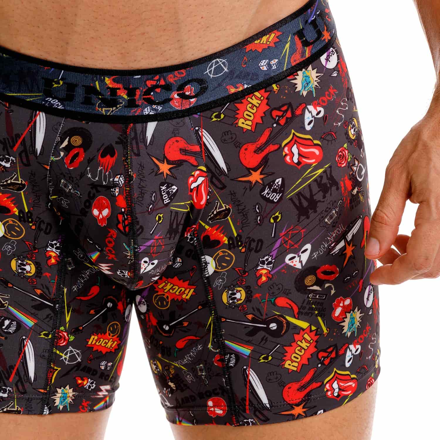 BOXER MEDIO RIFF GRIS - miniatura 8
