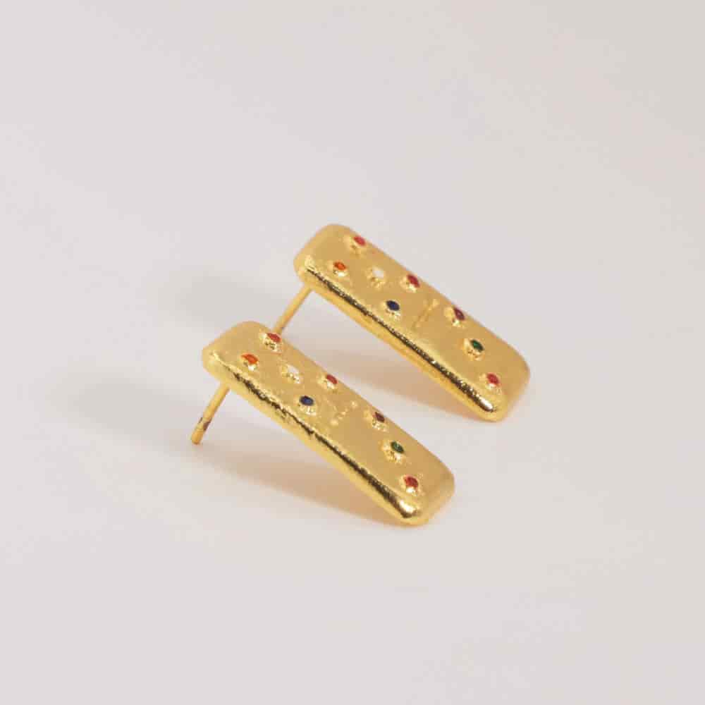 Aretes Dominó Mini - miniatura 3