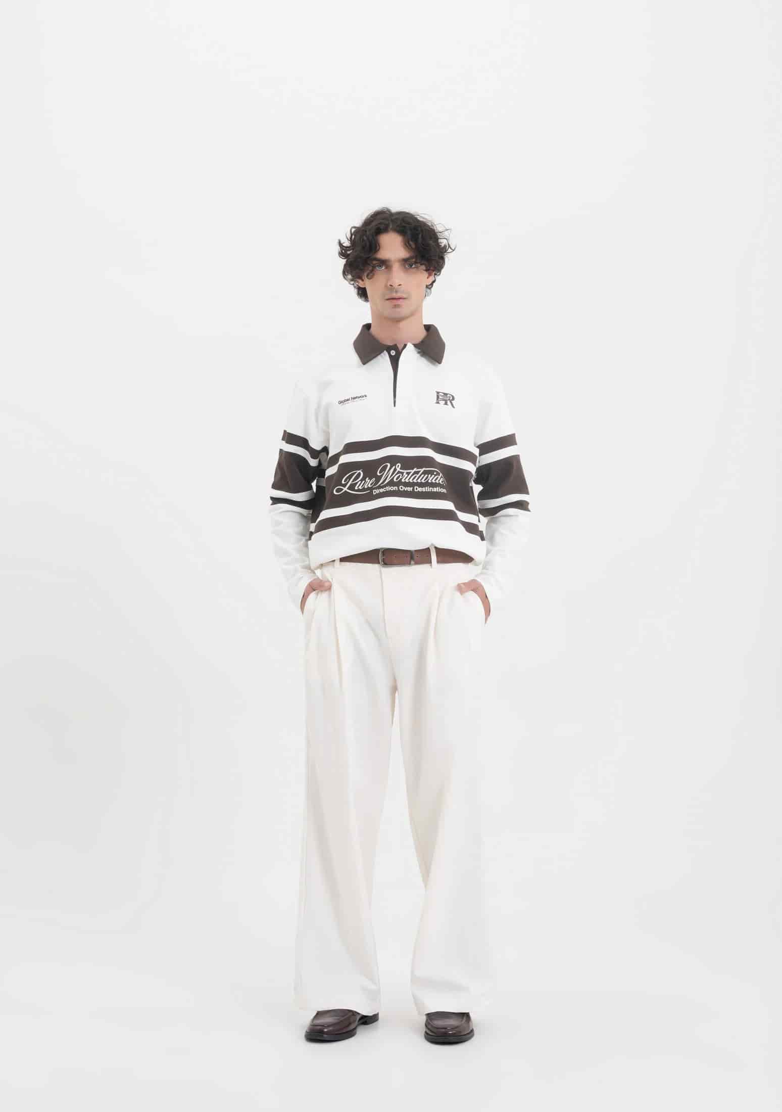 Across The Lines Ivory Polo - miniatura 5