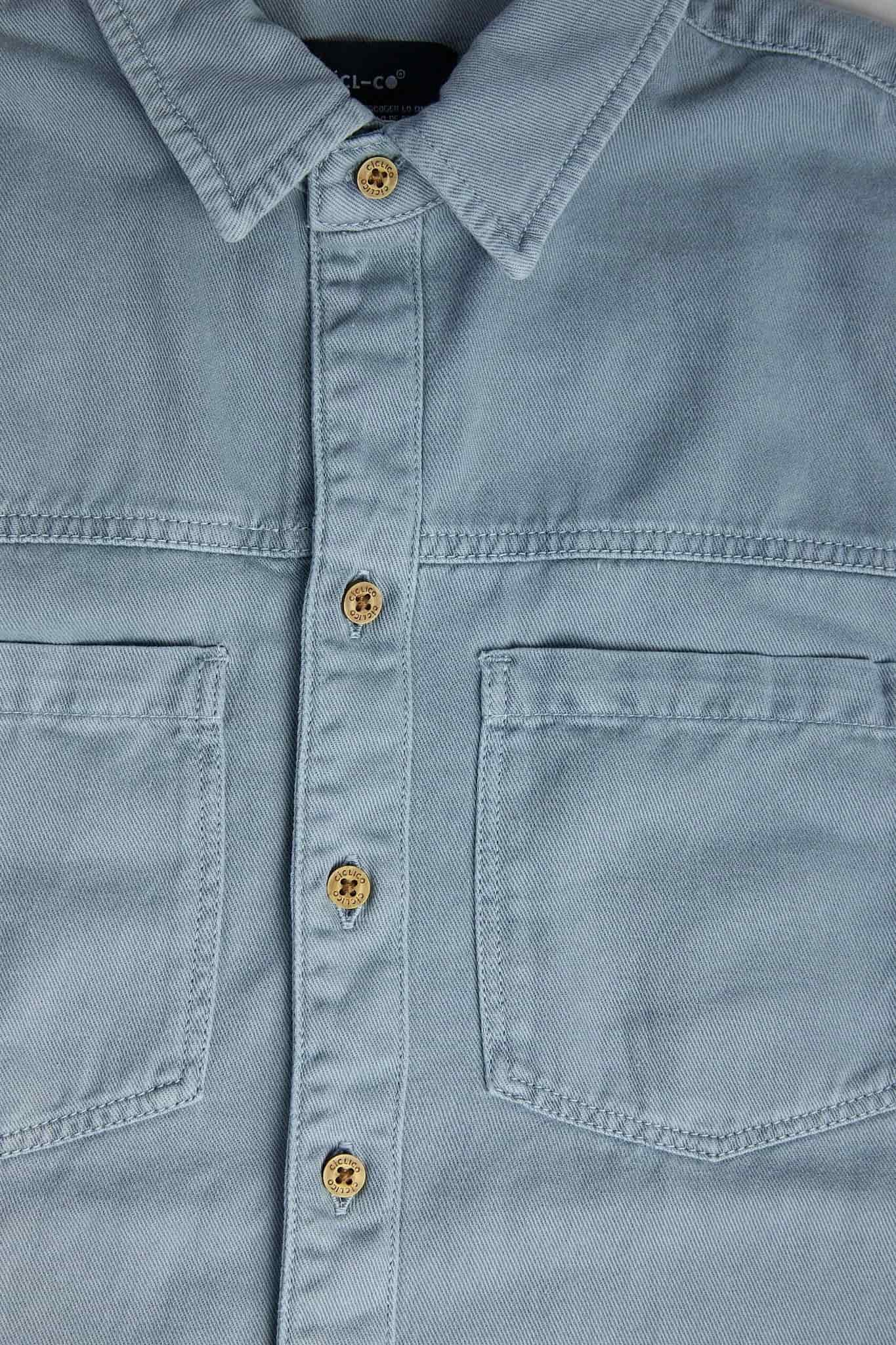 Sobrecamisa azul claro - miniatura 5