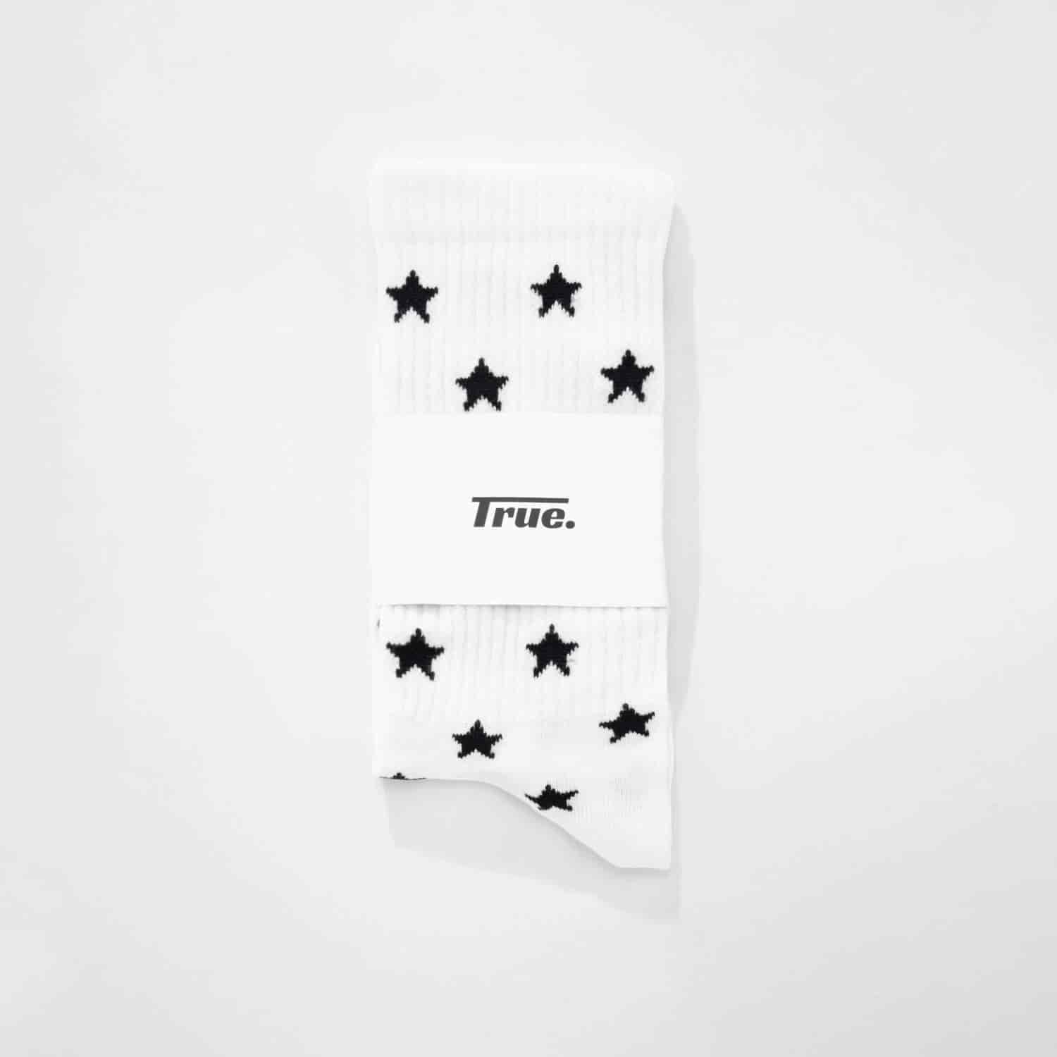 Black Stars Socks - White - miniatura 2