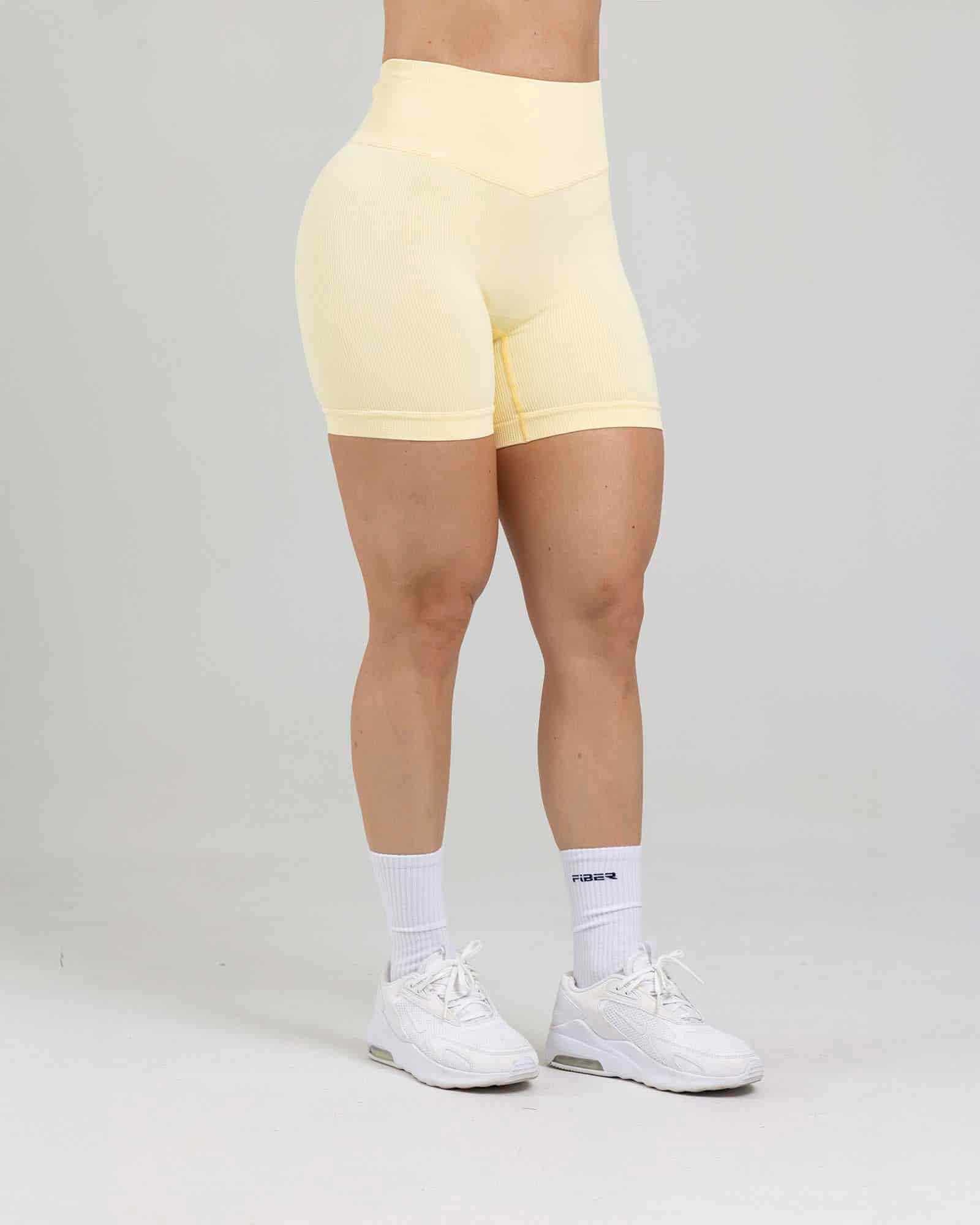 Short seamless amarillo mantequilla tropi FIBER - miniatura 2