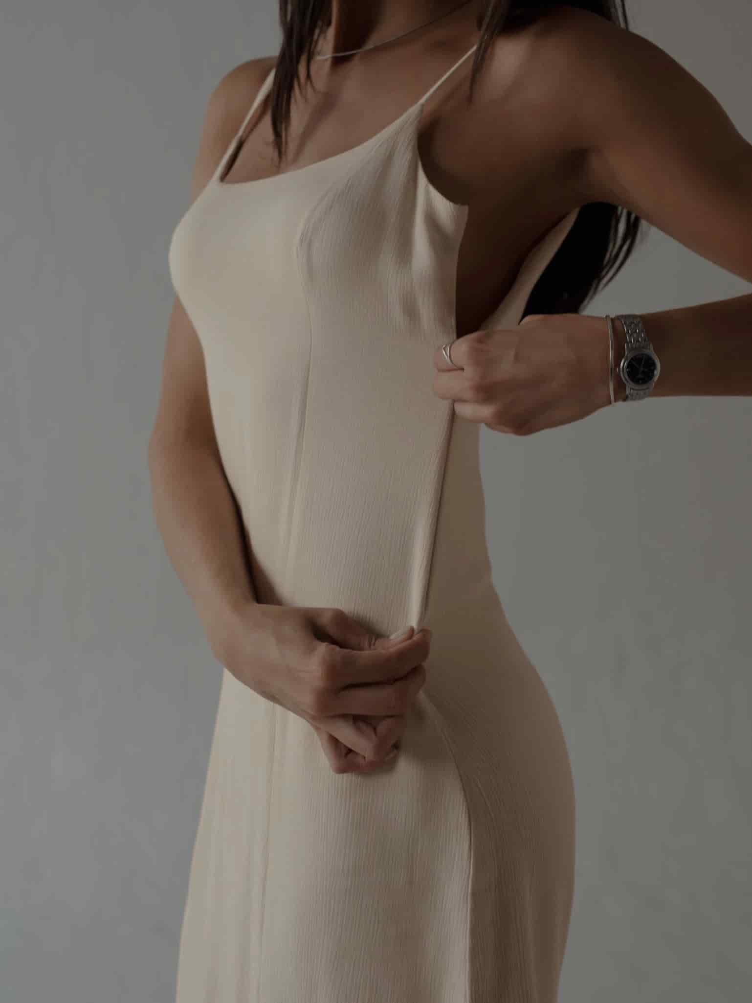 THE MINIMAL DRESS - NATURAL - miniatura 4