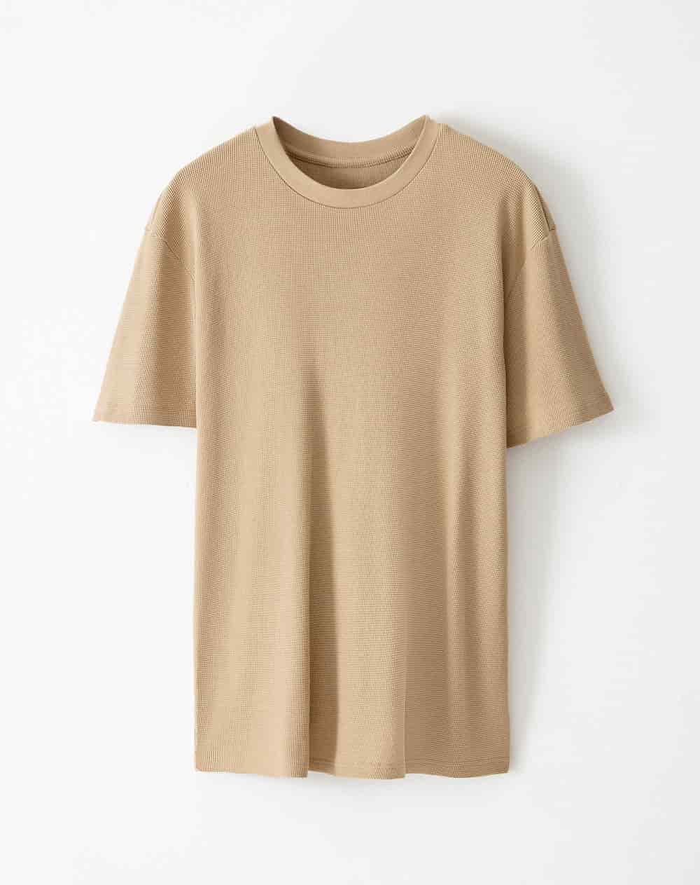 Camiseta relax algodón habano hombre - miniatura 5