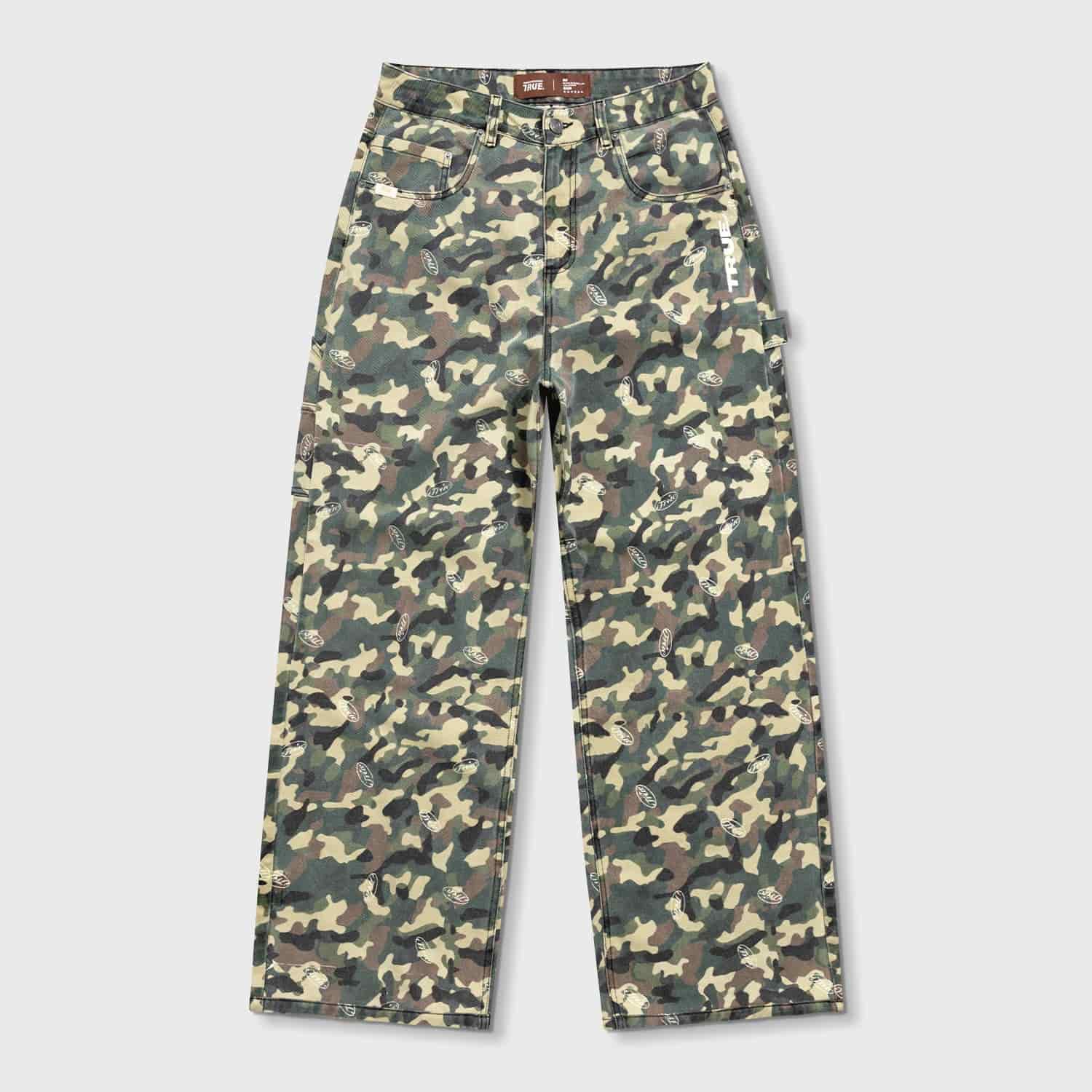 Racing Camo Carpenter Pants - Green - miniatura 1