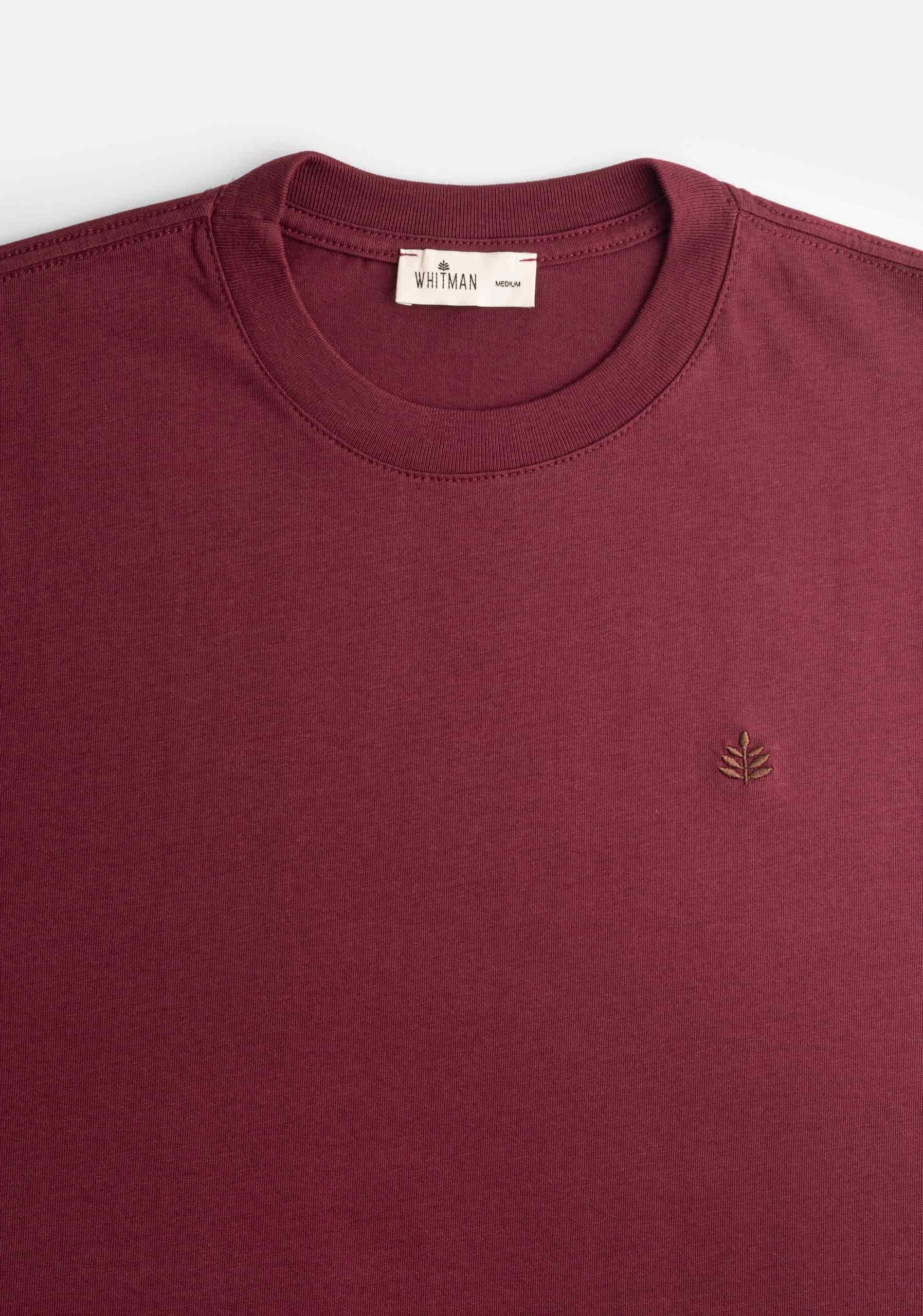 Camiseta H Unicolor L-Caf Vino - miniatura 2