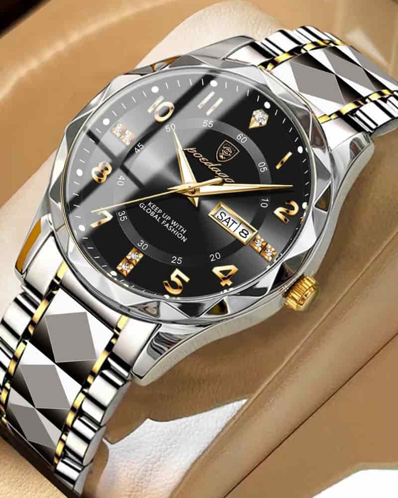 Classic Two-Tone Steel Watch - miniatura 3