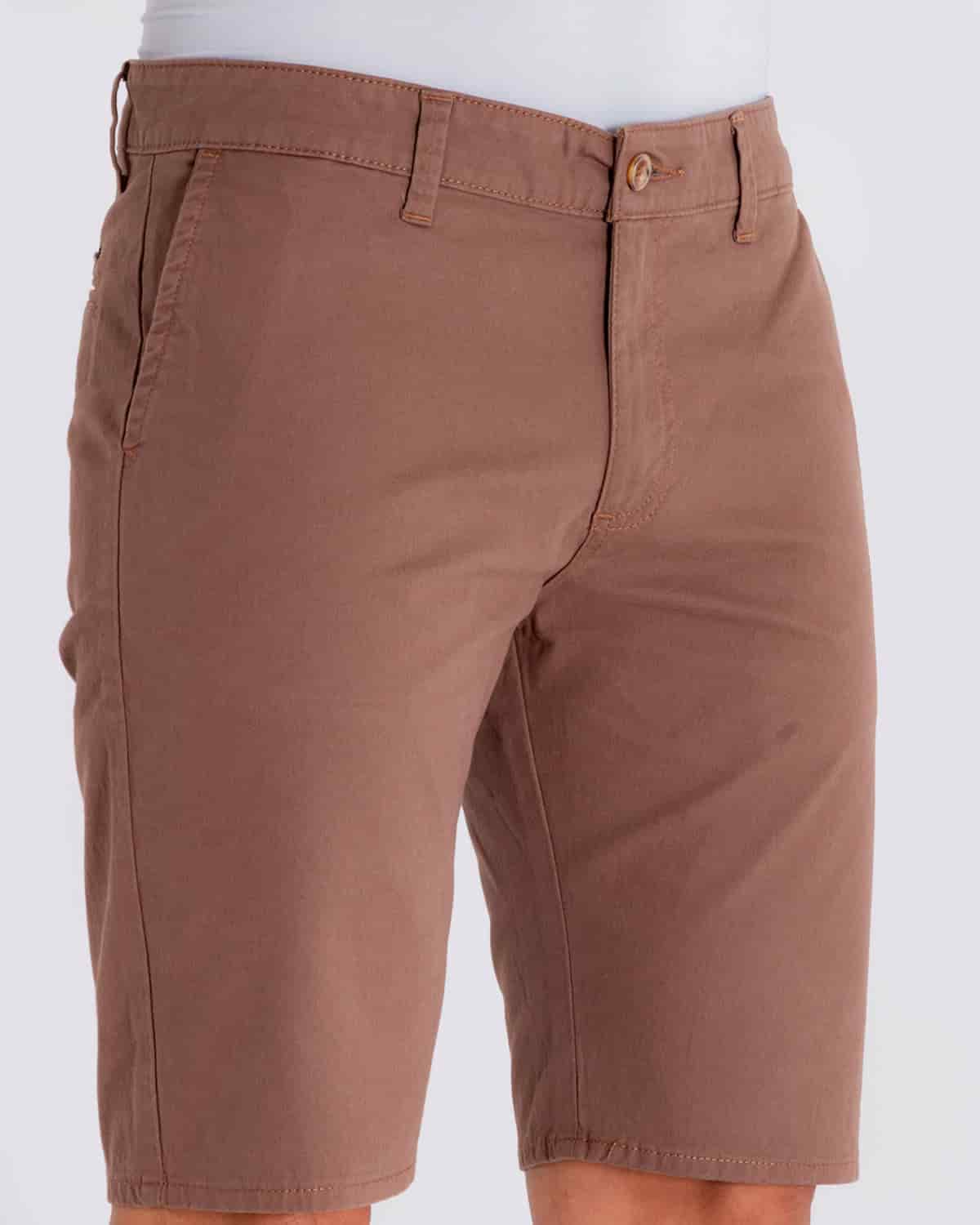 Bermuda slim cafe para hombre - miniatura 4