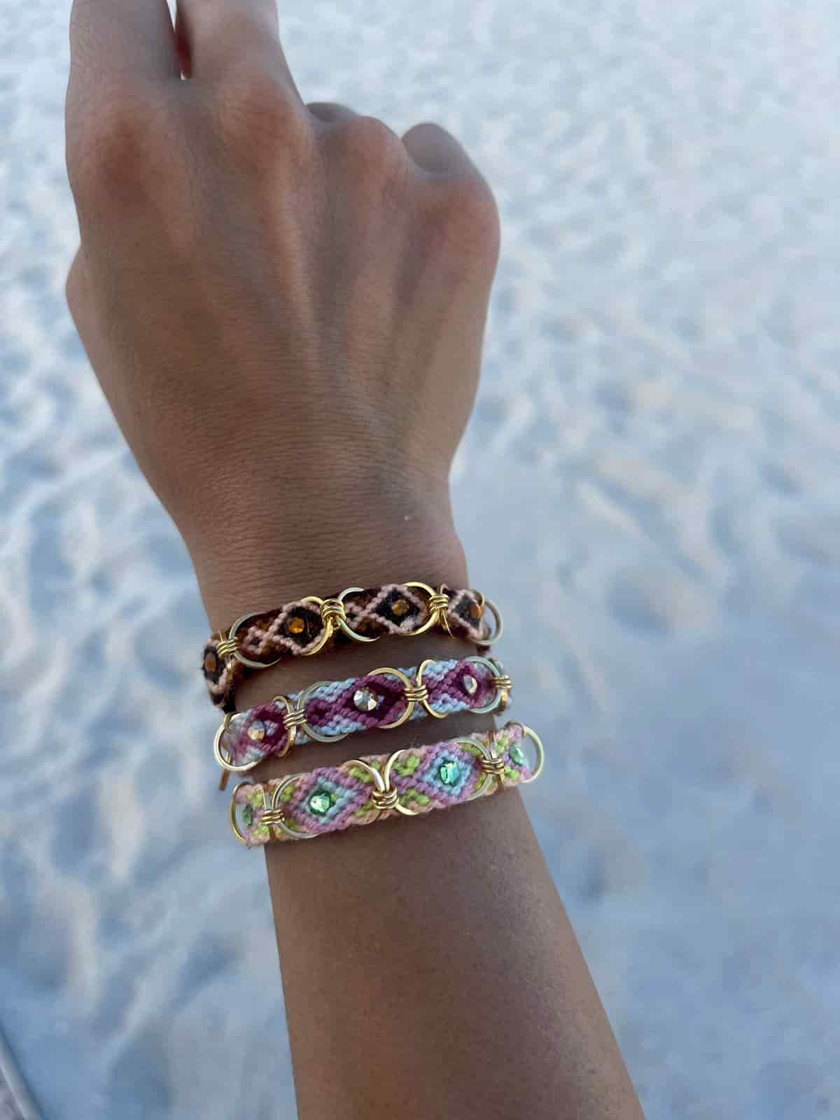 Free Spirit Bracelet with Rings - Brown - miniatura 12