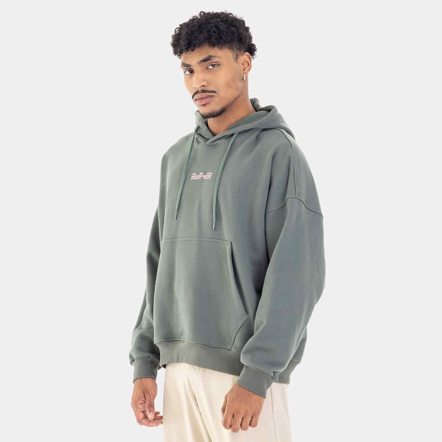 The Big Apple Hoodie Olive - miniatura 2