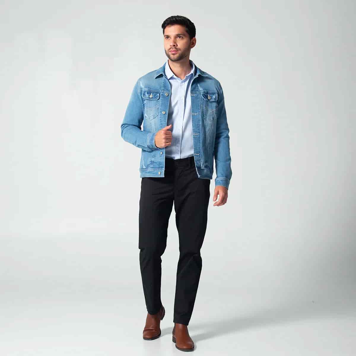 Chaqueta Clasica Denim Slim Rkd - miniatura 2