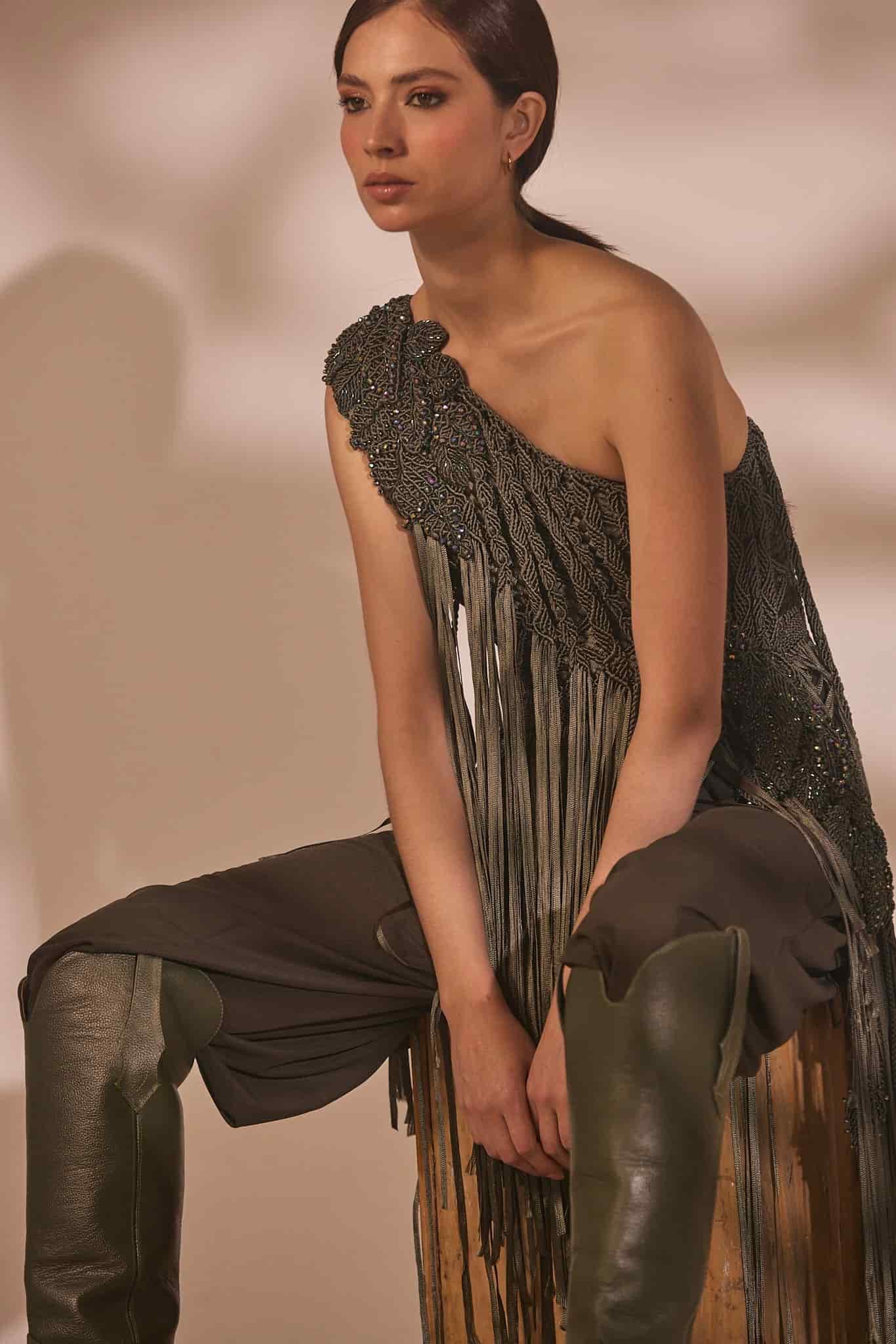 One Shoulder Top - miniatura 3