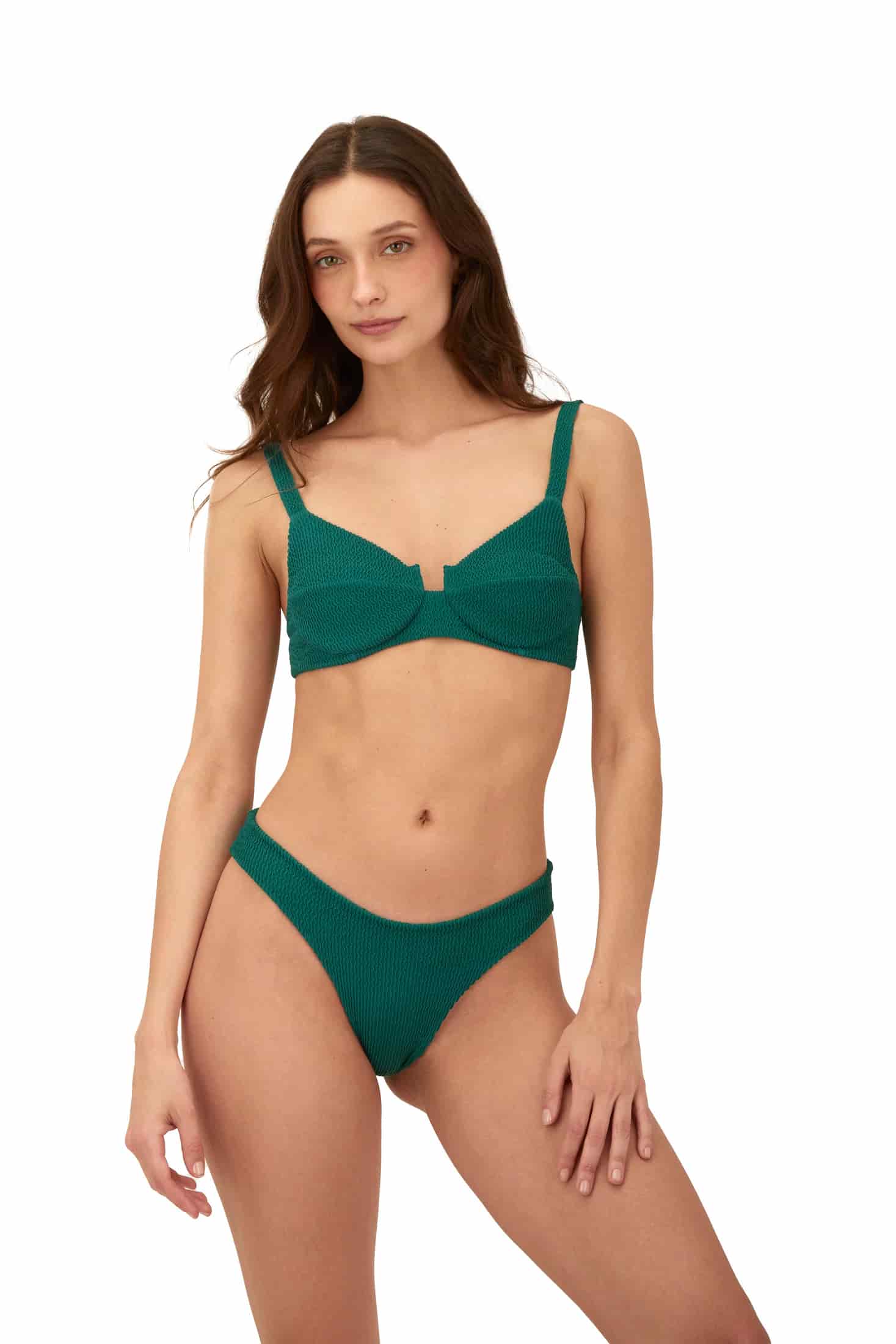 Textured Wave Brisa Emerald Neo Paramount Bottom - miniatura 2