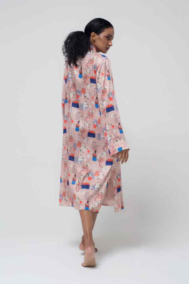 Blusón Unisex / Estampado Mantecada de Naranja - miniatura 3