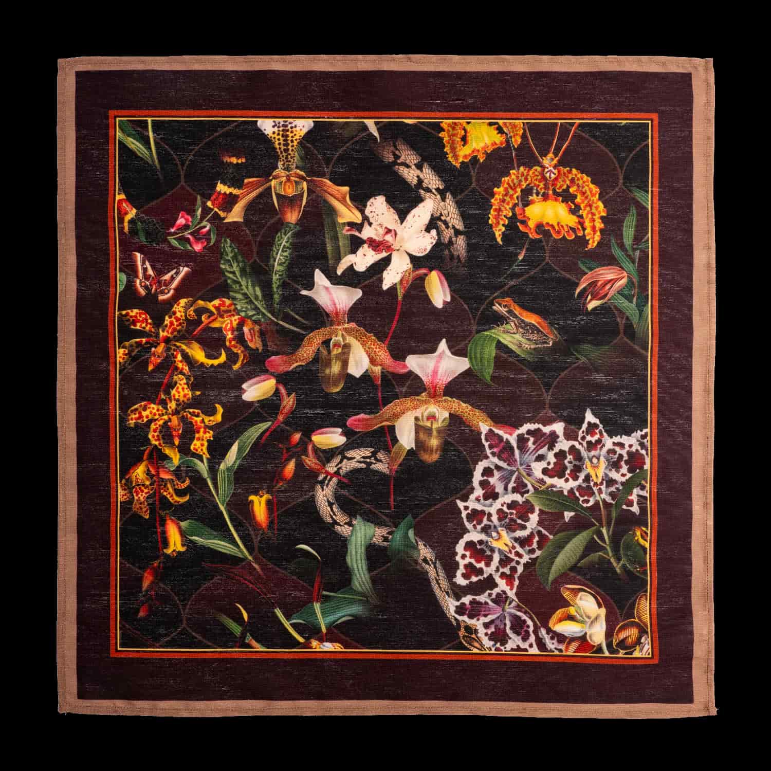 Servilletas - Orquideas Tigre - miniatura 1