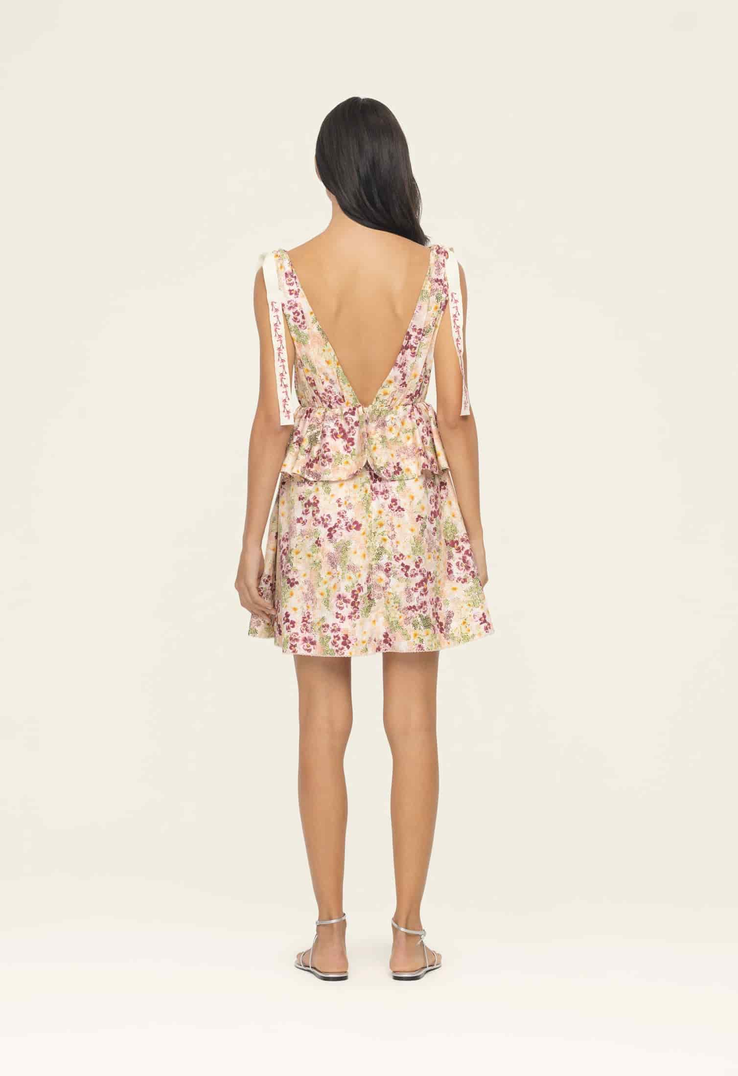 Infinito Florecer Mini Dress - miniatura 4