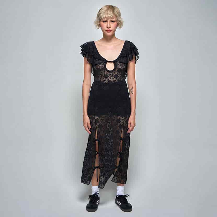 MIZU BLACK DRESS - miniatura 20