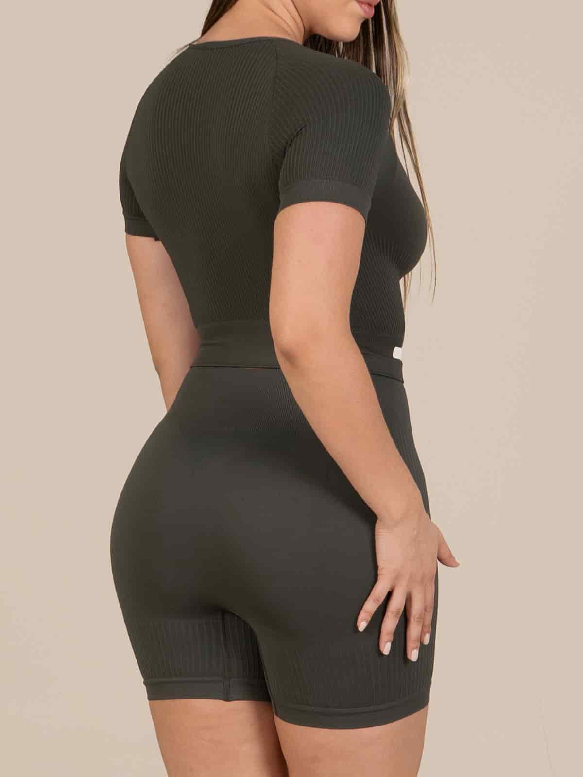 Samantha short set seamless gris - miniatura 4