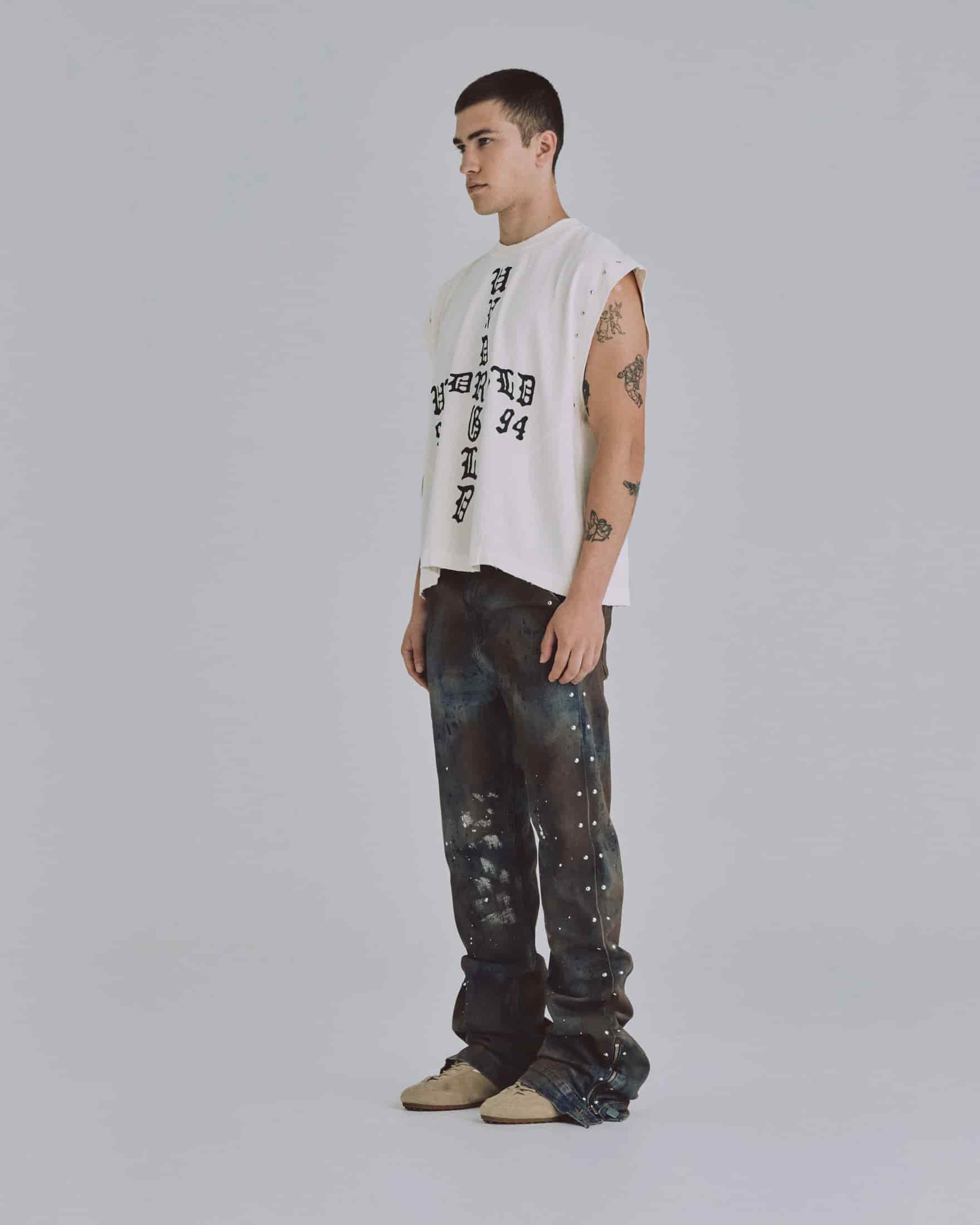 94' UNDRGLD Sleeveless Tshirt White - miniatura 5