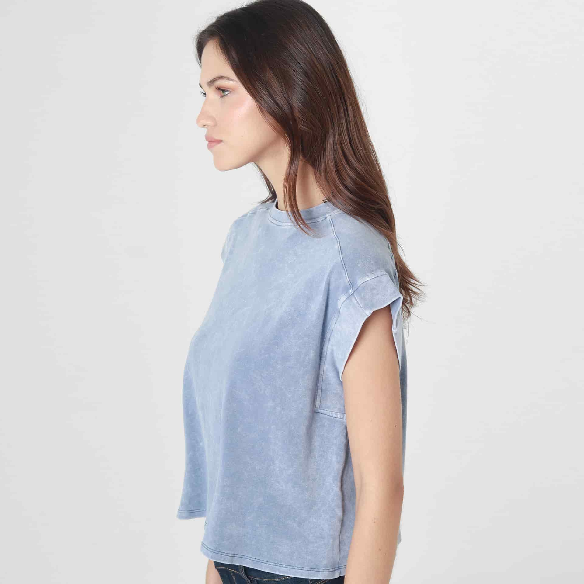 Camiseta Cuello Redondo Manga Sisa - miniatura 2