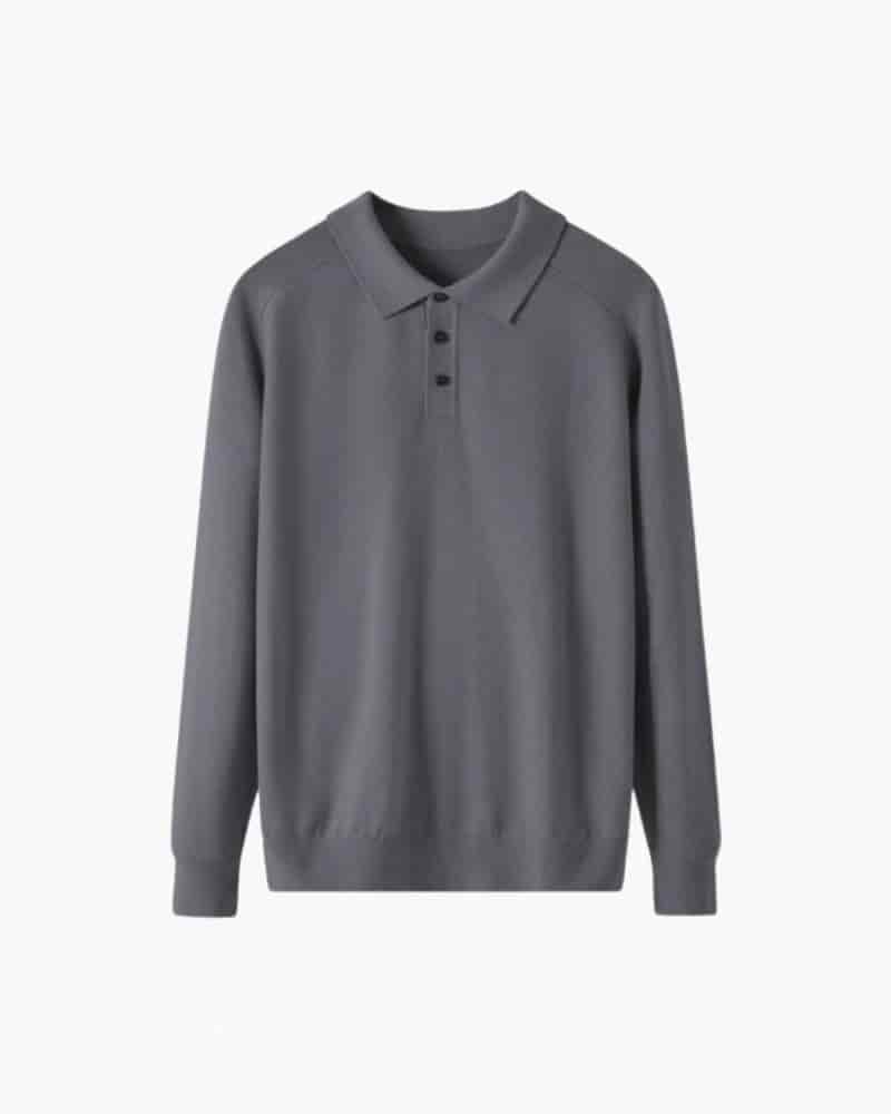 100% Premium Wool Polo - miniatura 3