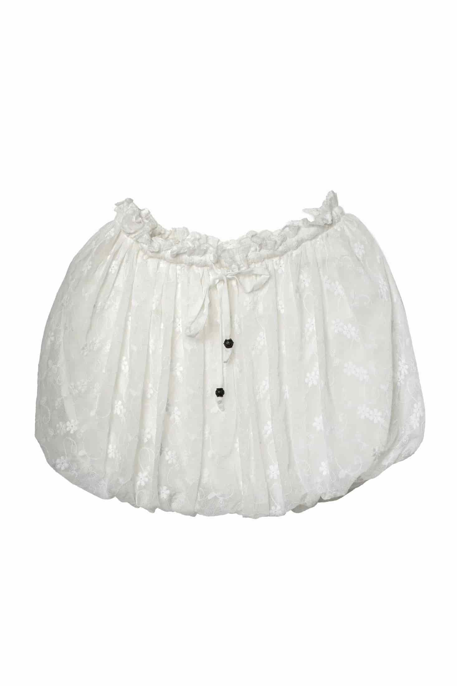 AMOR LACE SKIRT WHITE - miniatura 2