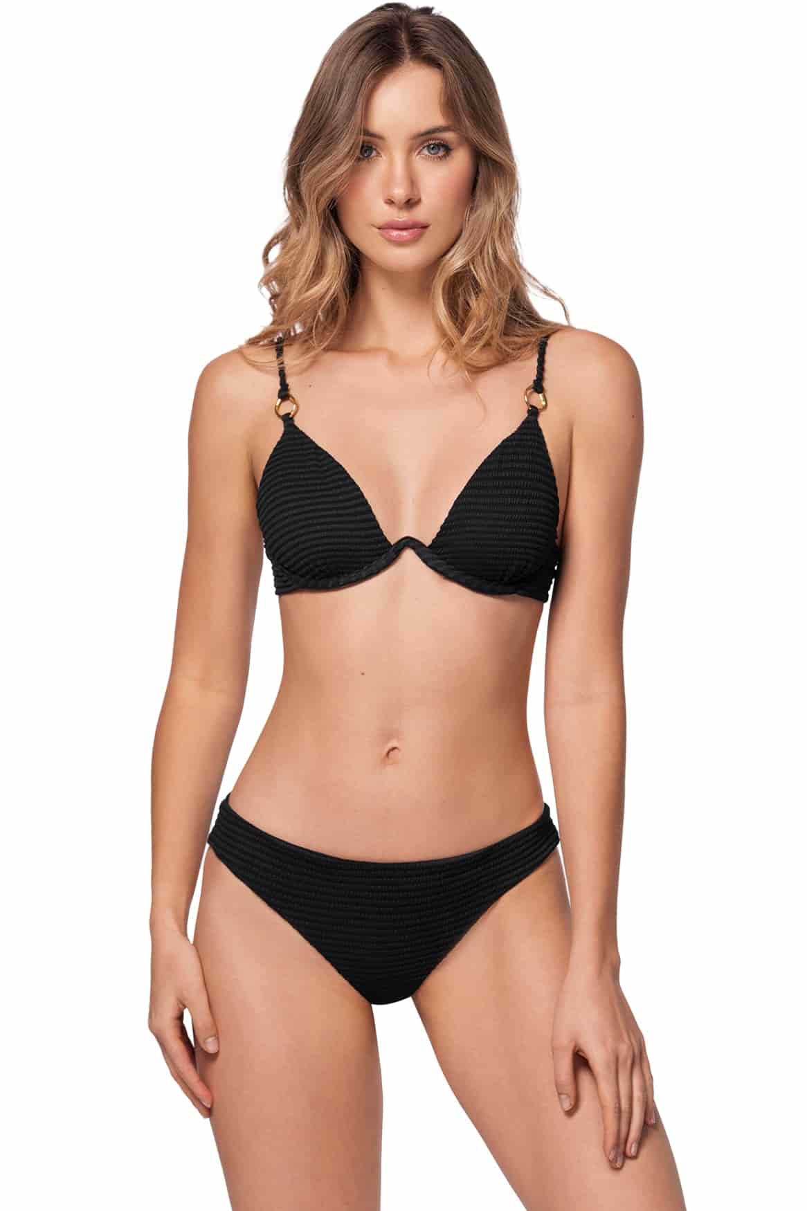 TOP DE BIKINI ELISA NOIR - miniatura 1