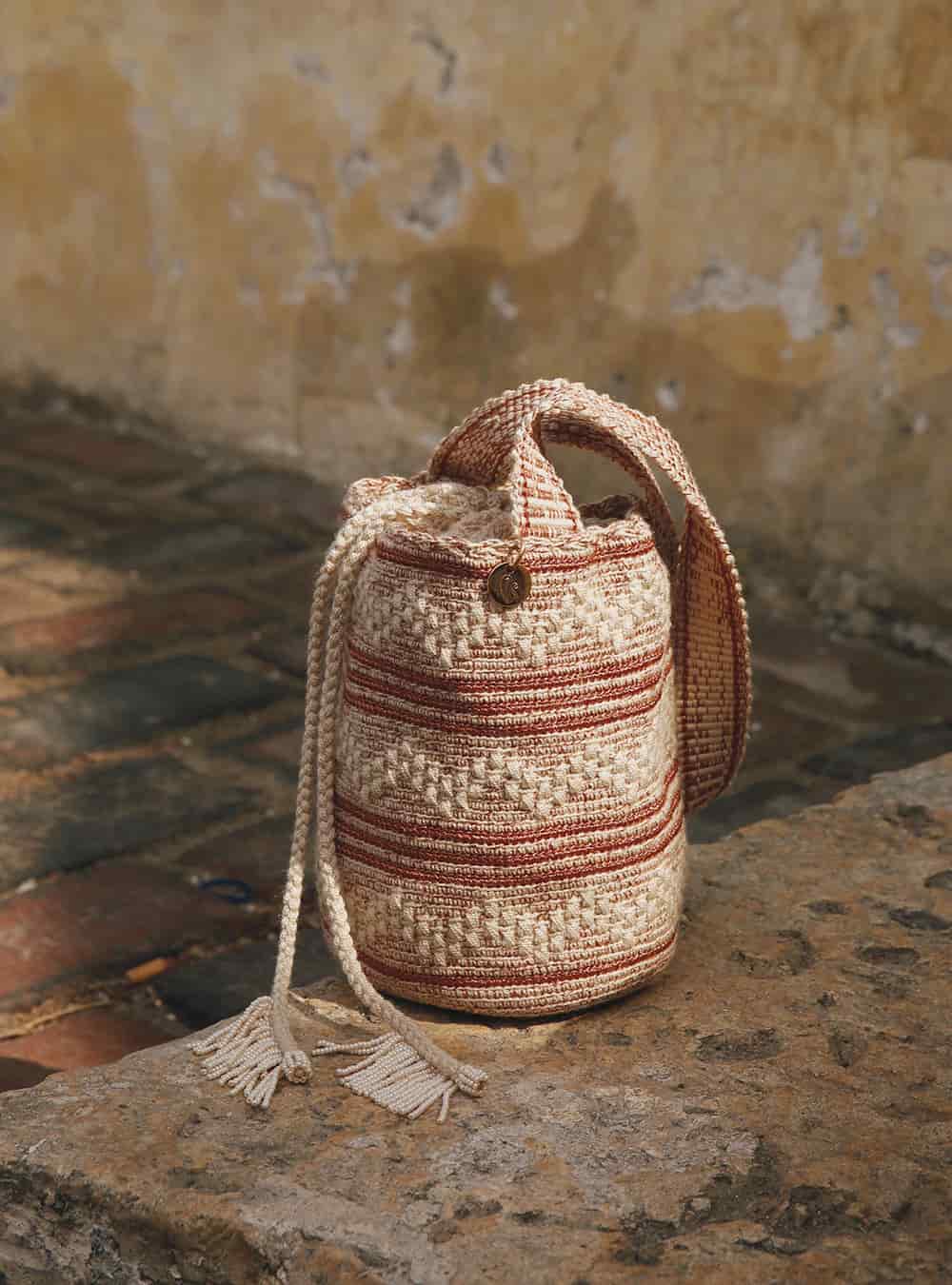 Mochila Caribeña Wayuu Cooper - miniatura 7