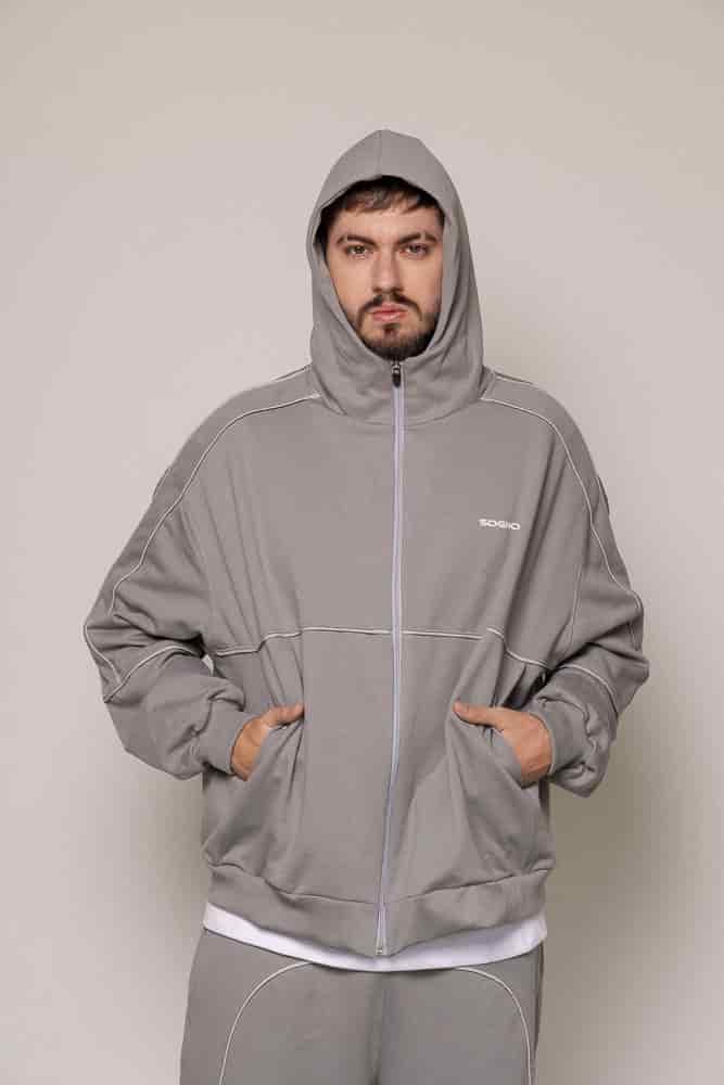 Hoodie 87/27 Sgo-Gris - miniatura 4