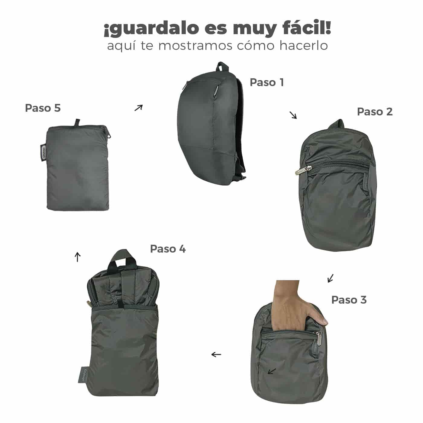 Morral Trekking ULTRA Estampado Nala Citybags Multicolor - miniatura 7