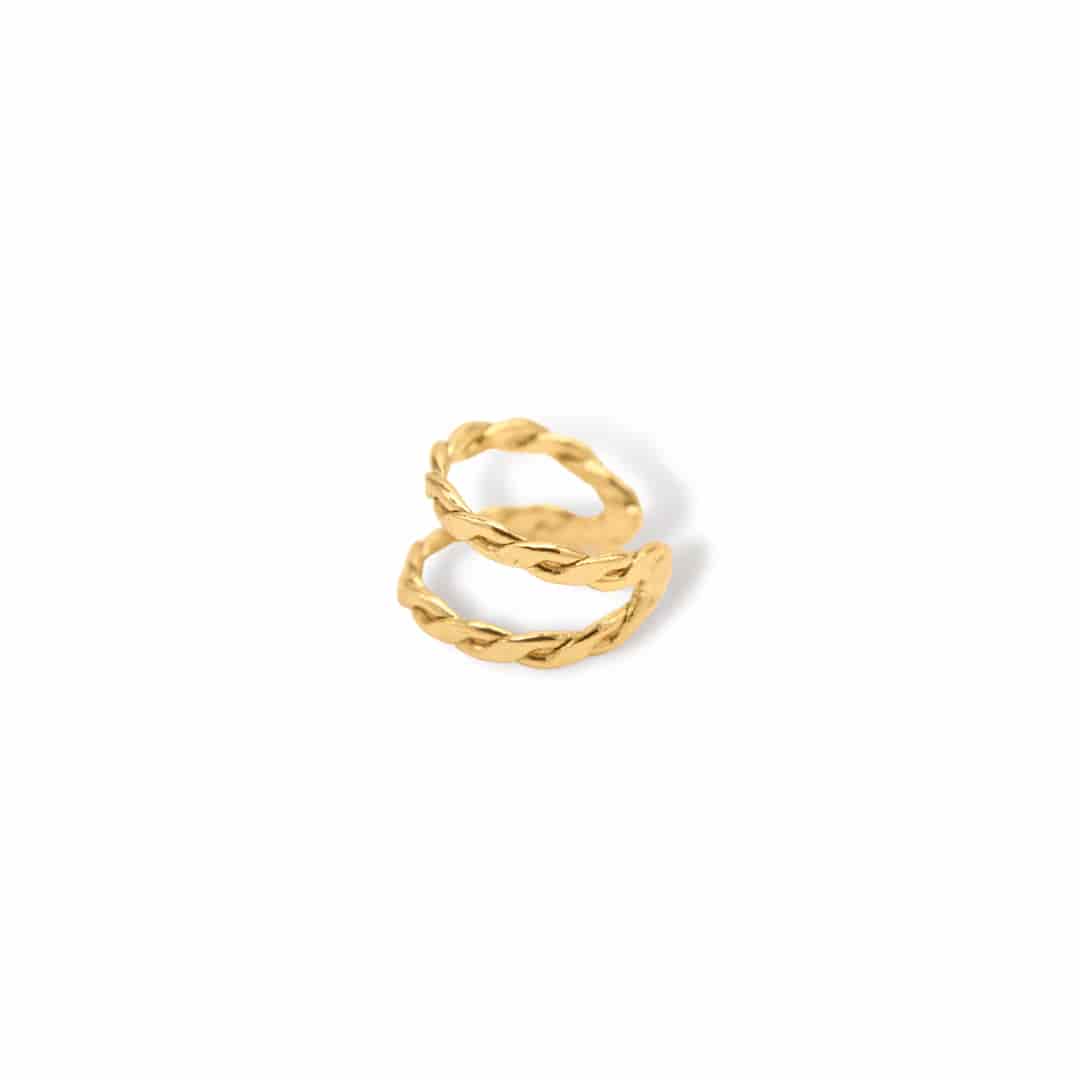 Earcuff entorchado estrecho - miniatura 2