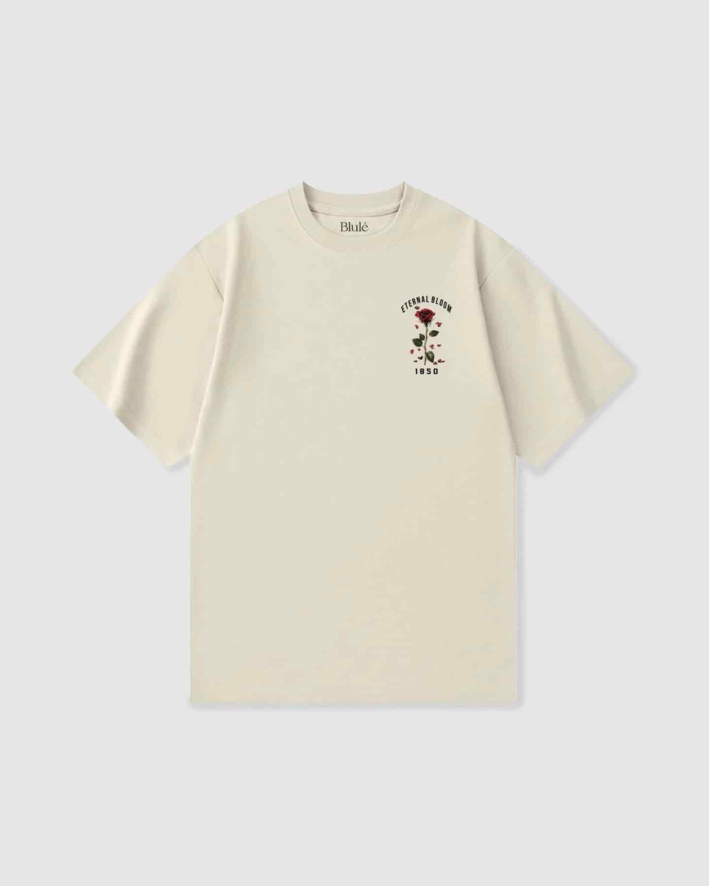Oversized T Shirt Eternal Bloom Vanilla - miniatura 2