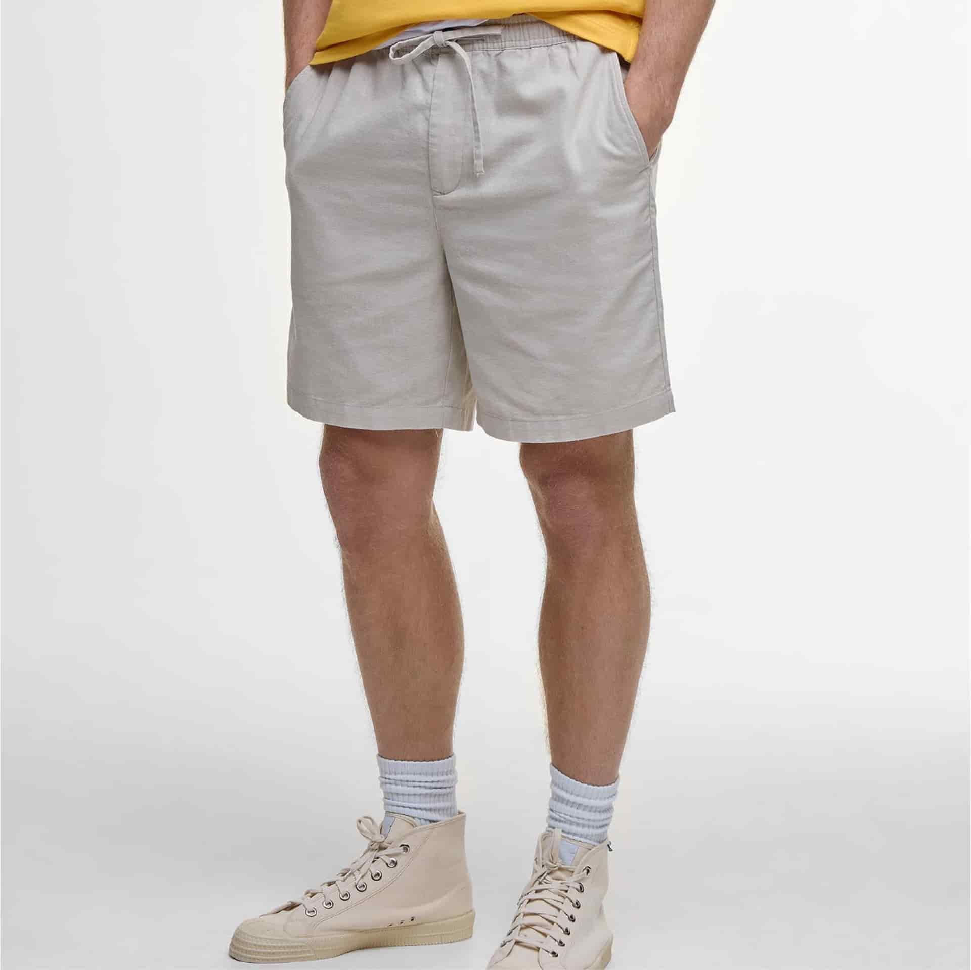 Cotton Linen Relaxed Shorts - miniatura 3