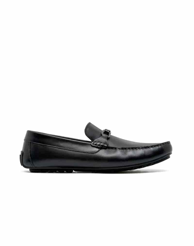 Mocasín formal para hombre con herraje en cuero REF 02SCOTT - miniatura 2