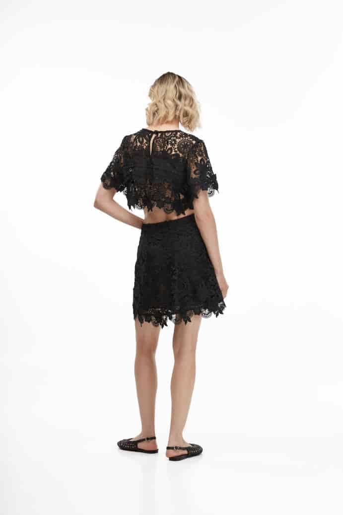 IONA MINI SKIRT BLACK - miniatura 5