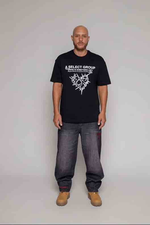 Baggy Remainder Stone-Negro - miniatura 6