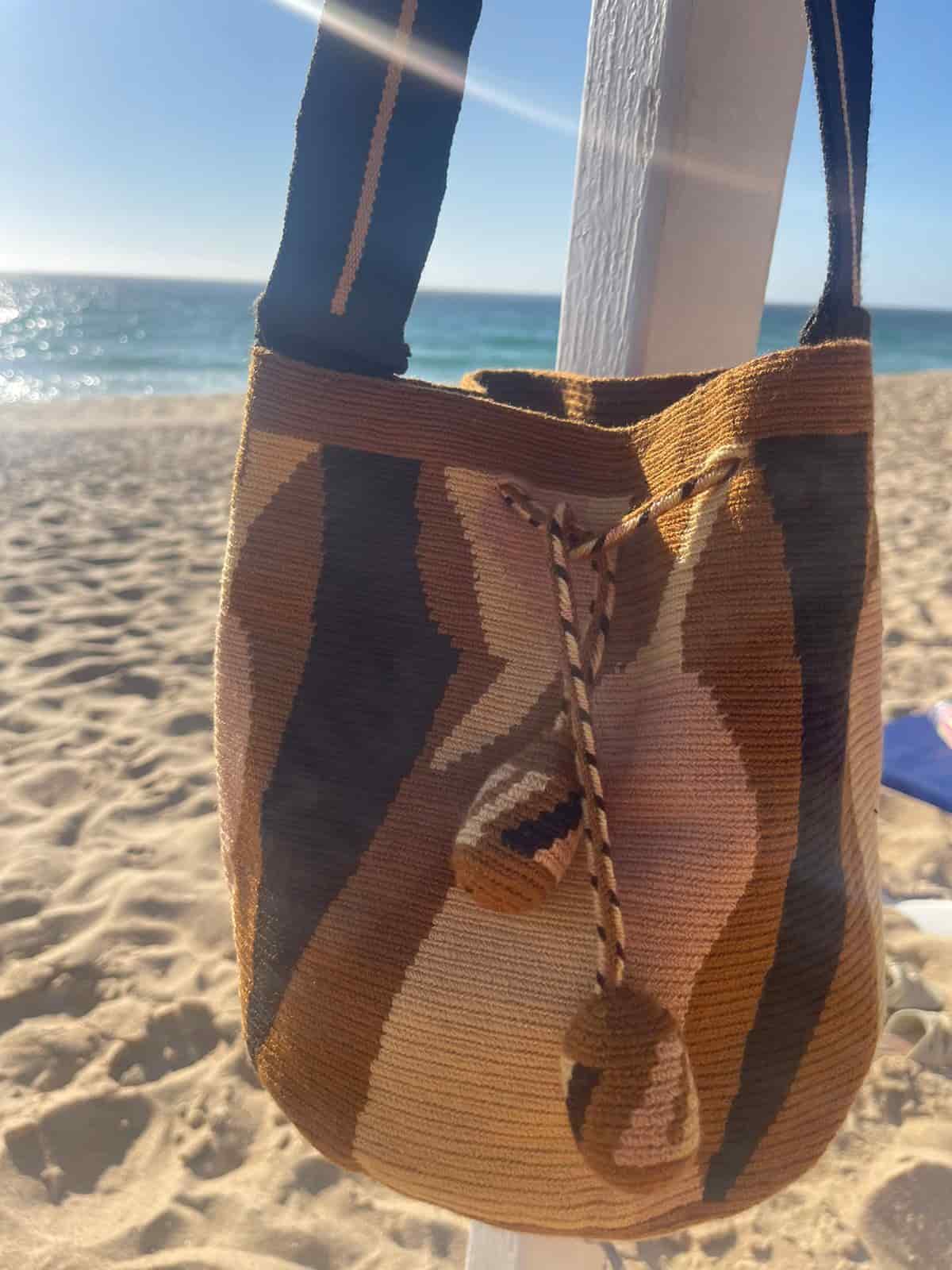 Isashi Wayuu Crossbody Bag - Camel - miniatura 3