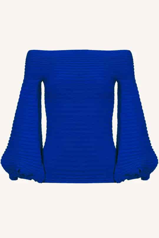 Conde Ribbed Blouse - miniatura 2