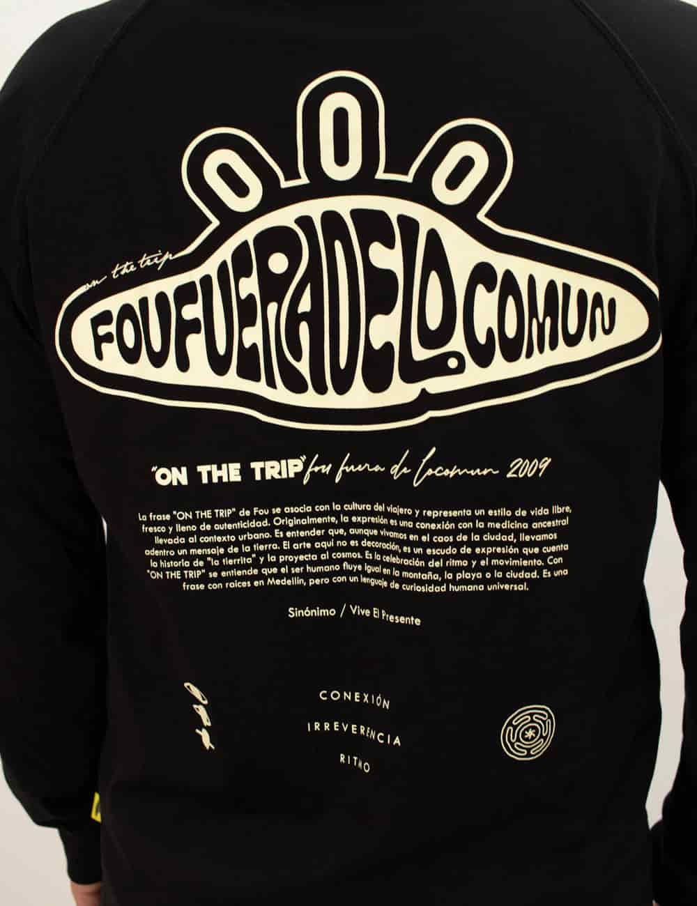 Camibuso Regular Fit One the trip negro Hombre - miniatura 4