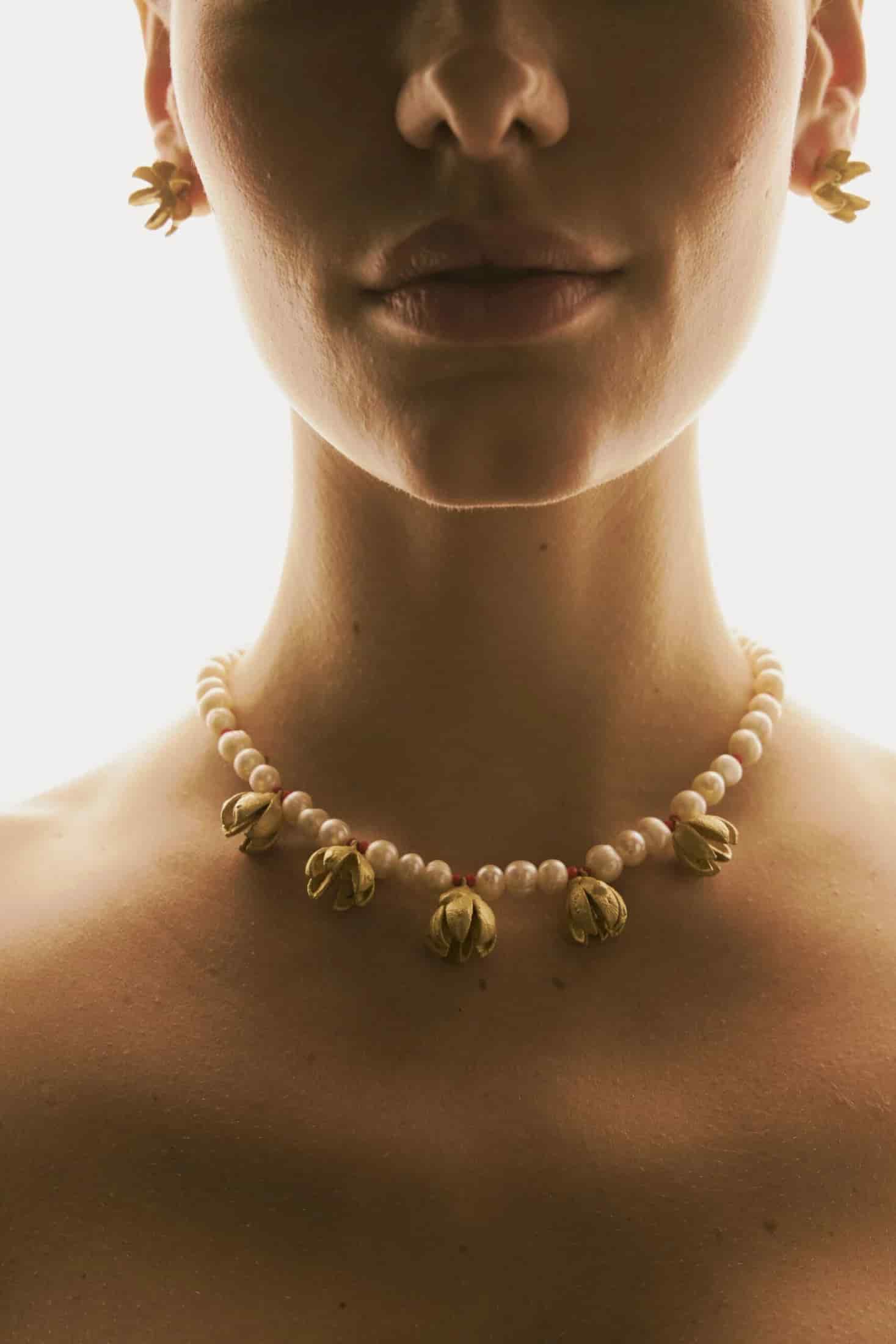 JUNIPER TREE SEEDS PEARL AND CHEZ STONES NECKLACE SHORT - miniatura 3