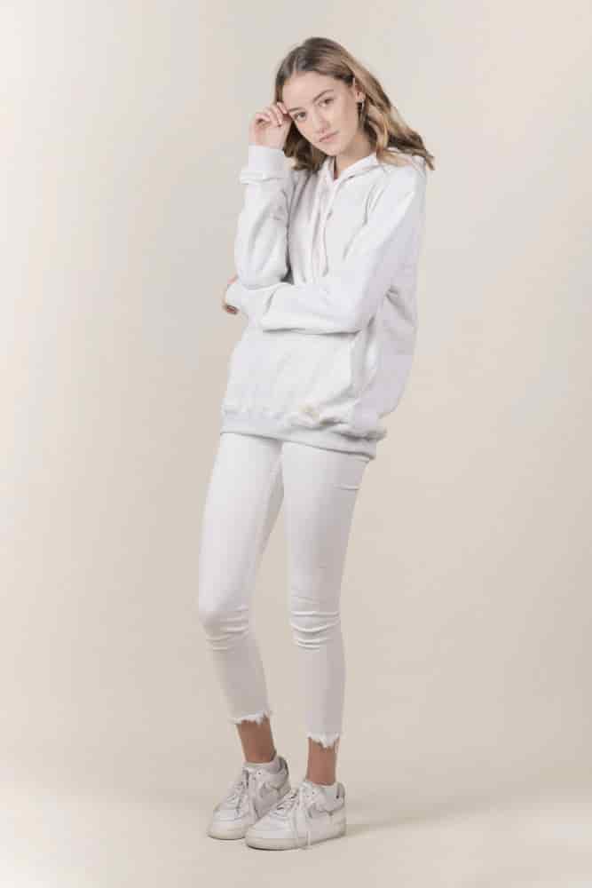 HOODIE GRIS CLARO UNISEX - BÁSICO - miniatura 2