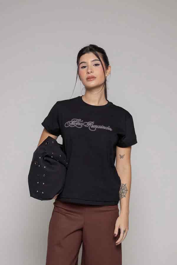 T-Shirt Remainder-Negra - miniatura 5