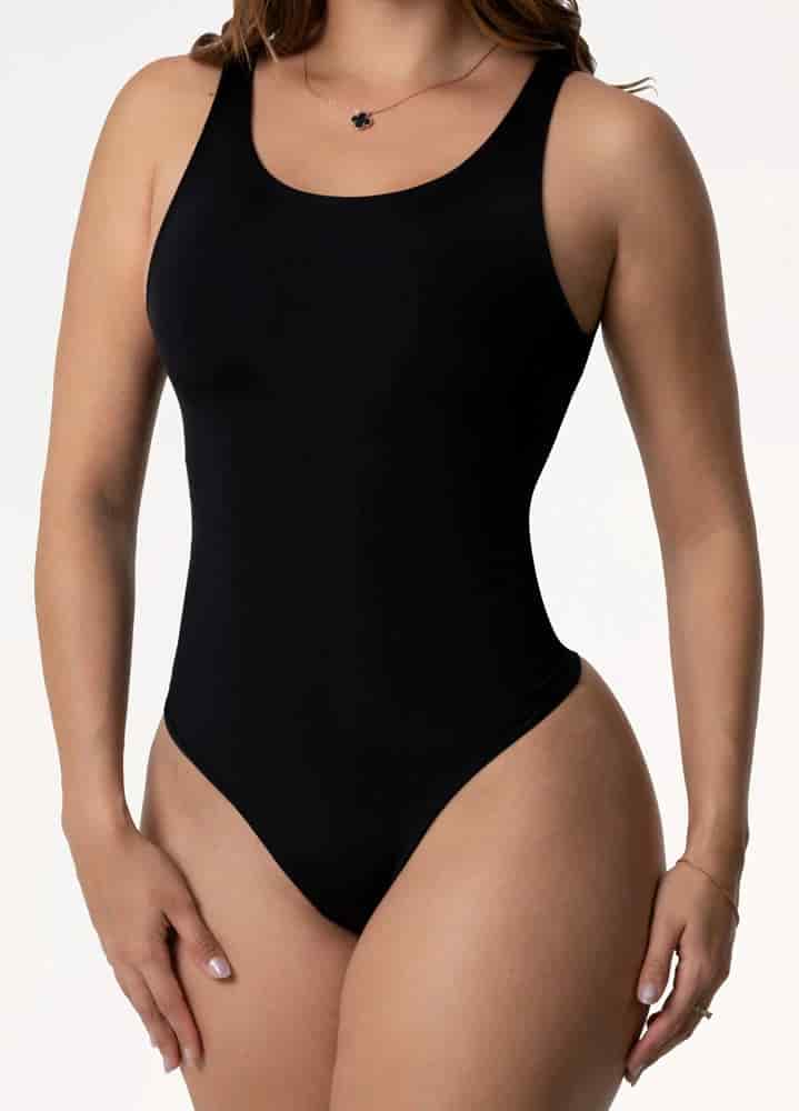 Body: Tiras gruesas, escote redondo, control de abdomen | Salome 5001 - miniatura 13