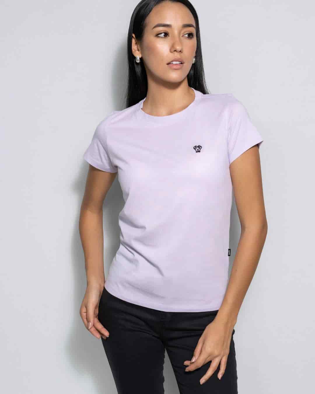 Camiseta Antimanchas de Mujer Lila - miniatura 1