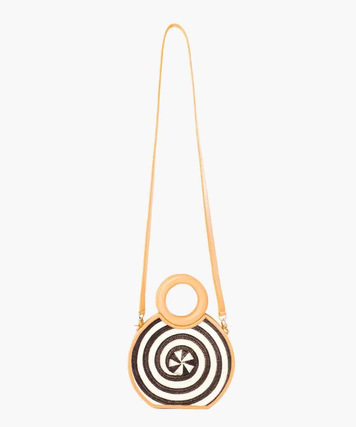 Zenú Mini in Raffia and Leather - miniatura 5