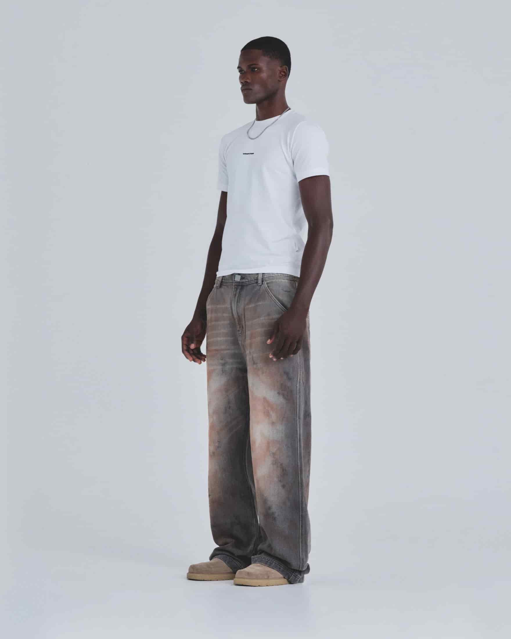 Holy State UNDGLD Wide Jeans Mechanic Gray - miniatura 5