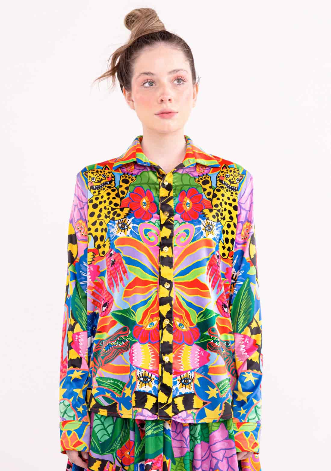 Camisa Manga Larga Unisex / Ilustración Mirar Adentro - miniatura 1