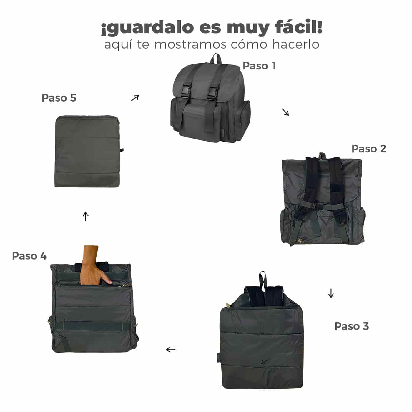 Morral Mochilero Pequeno ULTRA Estampado Glam Citybags Multicolora - miniatura 11