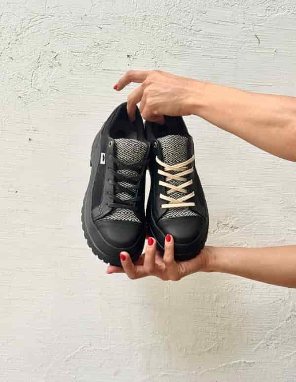 TENIS PIMP RUDE NEGRO - miniatura 6