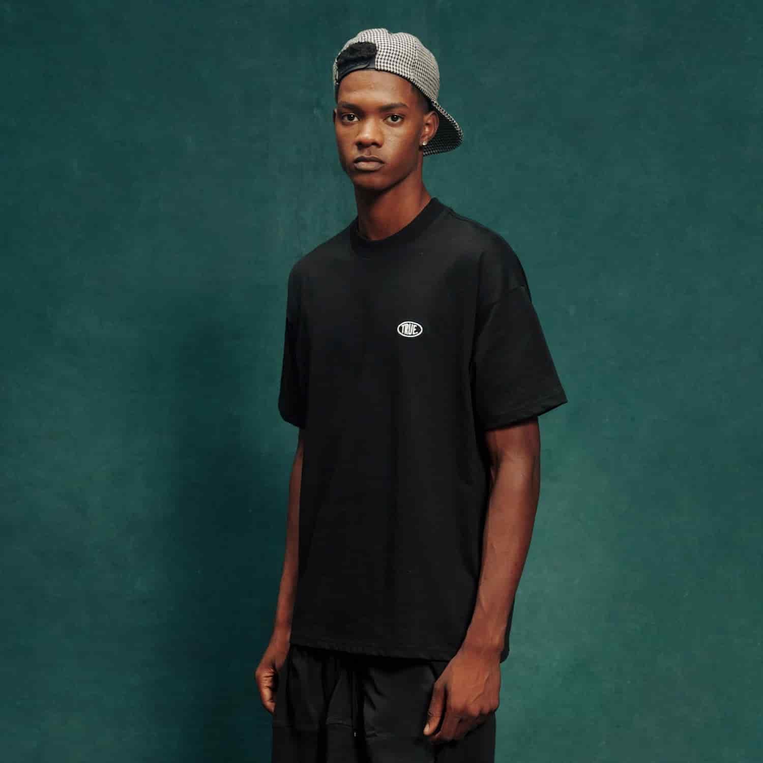True Uniform Oversized T-Shirt - Black - miniatura 2